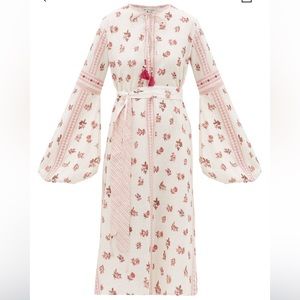 D'Ascoli Montauk belted floral-print cotton dress